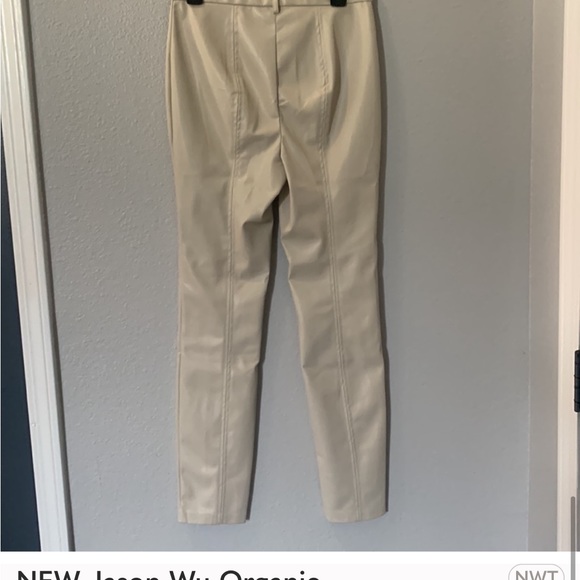 New Jason Wu Organic Leather Pants - Picture 4 of 6